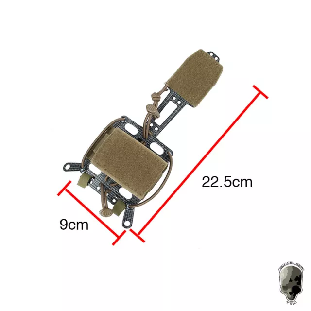 TMC Lightweight PVS31 Battery Box Retention System Tactical Helmet Pouch Airsoft 3