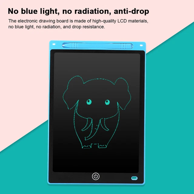 Blocco Note Elettronico LCD 10.1" - Tavoletta Disegno Con Custodia, Riutilizzabile - Foto 9