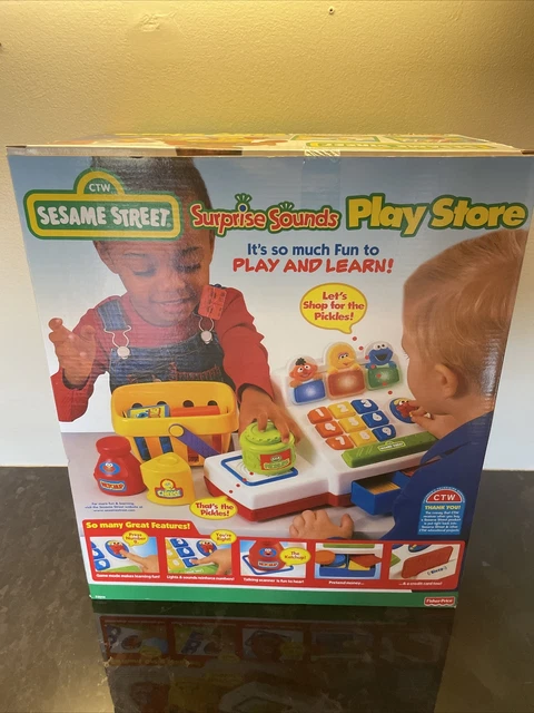 Sesame Street NEW Surprise Sounds Play Store Fisher-Price Vintage 1999 Elmo
