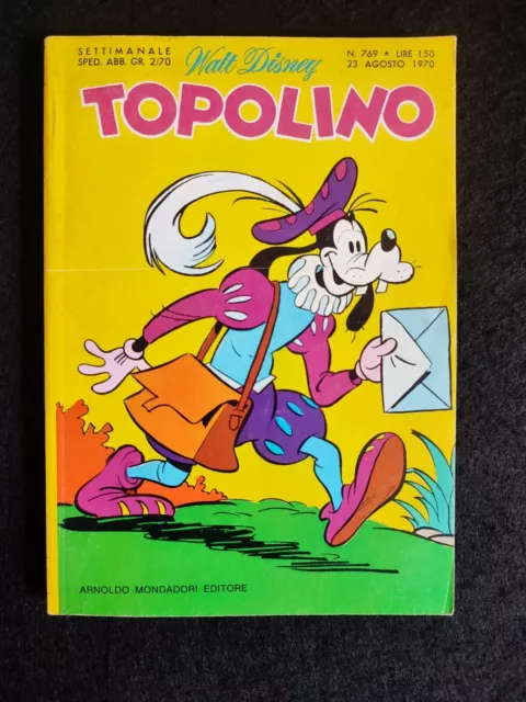 TOPOLINO LIBRETTO Nr. 769 Ed. Mondadori 1970 ***