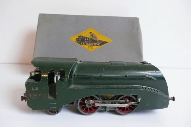 Loco Et Tender Electrique Vintages Tout Metal Et Laiton Chirens 38850