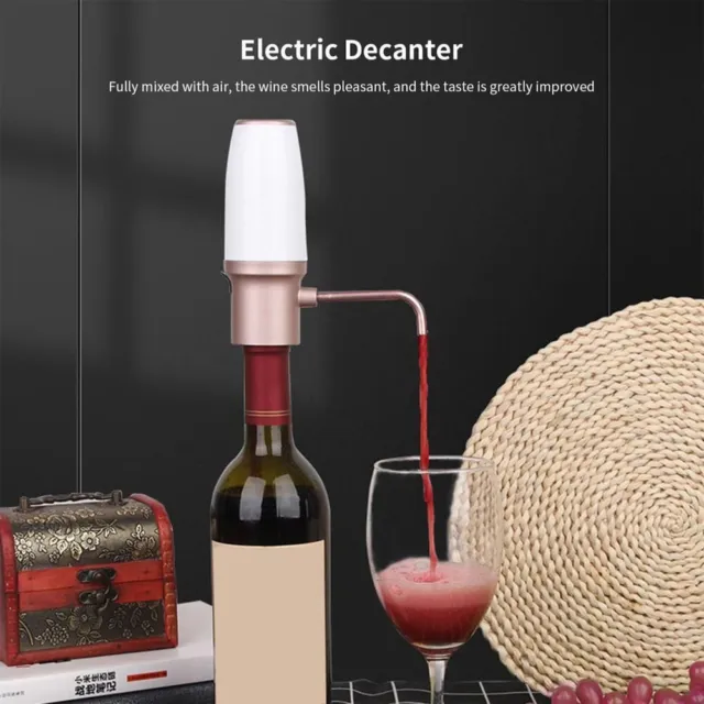 dispensador aleccionador ventilador de whisky vino eléctrico decantador Weinsp ender