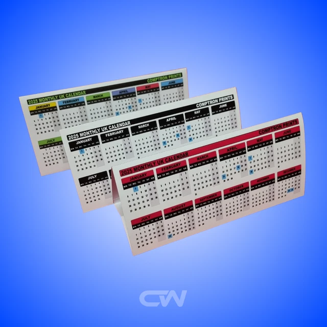 JAN 2024 TO DEC 2025 Desktop Year Calendar Office Matt Gloss UK DS5 £4.99 PicClick UK