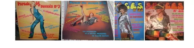 Disques vinyles 33 tours des années 70-80