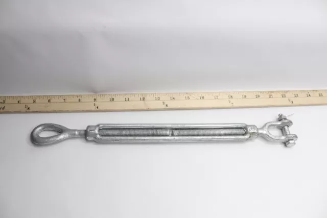 Turnbuckle Eye & Jaw Steel 5200Lbs WLL 8-3/4"