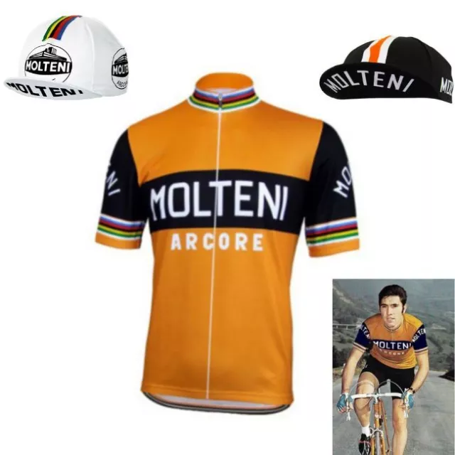 Kit Maillot Casquette Molteni Arcore Eddy MERCKX cycliste retro vintage Classic