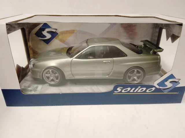 Solido Nissan Skyline GT-R (R34) Coupé 1999 Échelle 1:18