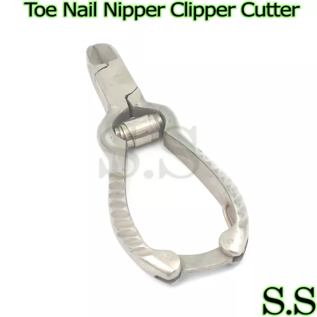 Toe Nail Clipper Cutter Surgical Steel Heavy Duty Barrel Spring 5.5"