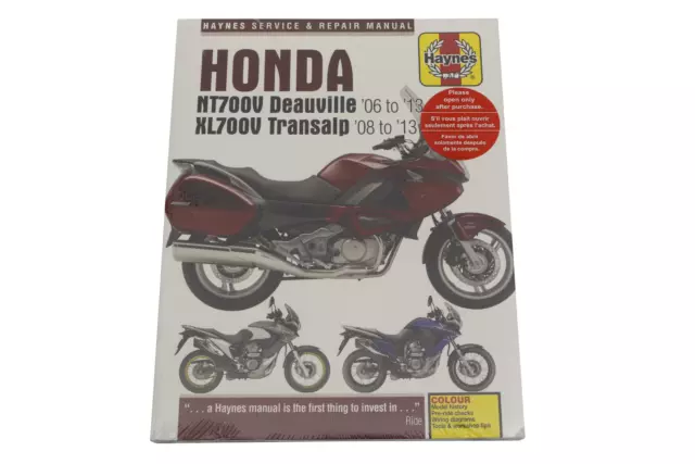 Haynes 5541 Manuale Di Officina Honda Xl 700 V Transalp 2010