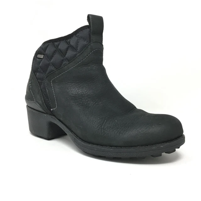 MERRELL WOMEN S CHATEAU Mid Heeled Lace Up Black Dry Waterproof