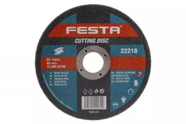 Angle Grinder Metal Cutting Discs 115mm 125mm 230mm Heavy Duty 2.5mm / 1.2mm