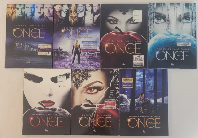 Once Upon A Time The Complete Series Season 1-7 DVD 1,2,3,4,5,6,7 W/Slipcovers