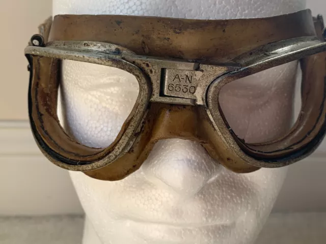 AN6530 WWII USAAF Army Air Force, NAVY Aviation Flying Goggles, Aviation Pilot AN6530 WWII USAAF Army Air Force, NAVY Aviation Flying Goggles, Aviation Pilot