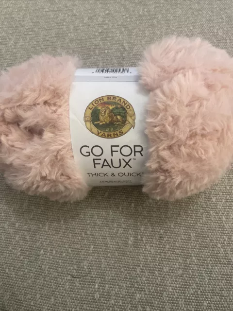 3 PACK LION Brand Go For Faux Thick & Quick Yarn-Chow Chow 323-209 £14.36 -  PicClick UK
