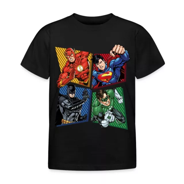 DC Comics Justice League Superhelden Kinder T-Shirt