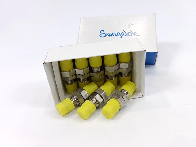 SWAGELOK SS 4 VCO 61 BULKHEAD Union 1/4 in. VCO Fitting 8 Pcs. EUR 79