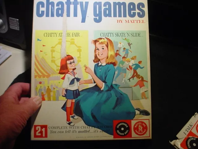 Mattel Chatty Games-original box with record