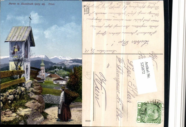 525072,Trentino Bolzano Partie in Kastelruth Marterl Kapelle Castelrotto
