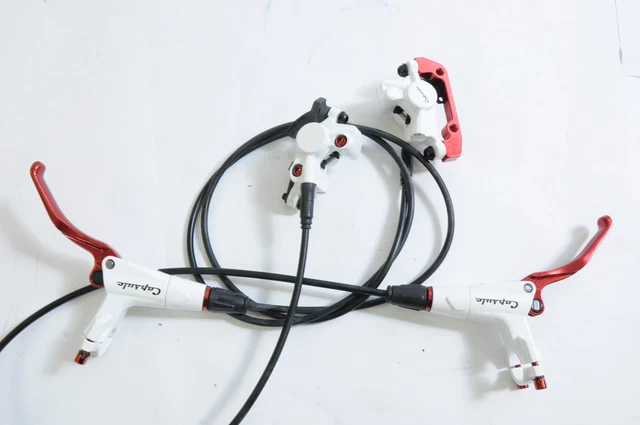 JEU DE FREINS à disque hydraulique PROMAX CAPSULE DSK908 BLANC