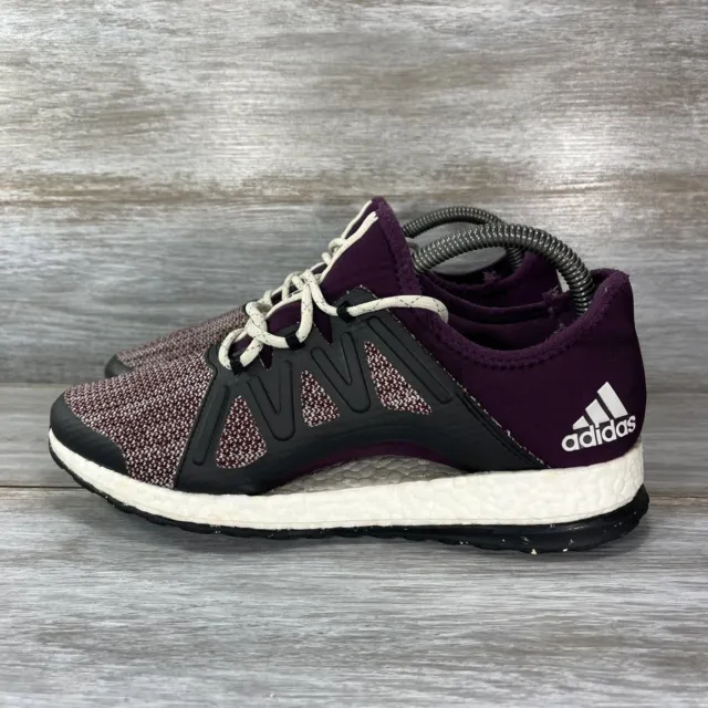 Adidas Womens Pure Boost X S81152 Purple Athletic Sneakers Size 8.5