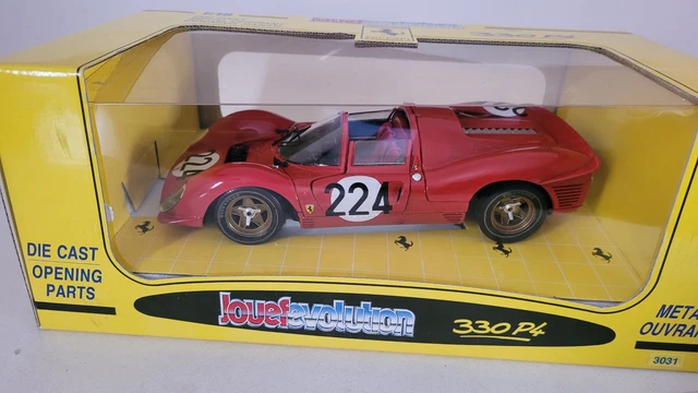 Jouef Evolution 1/18 Ferrari 330 P4 Rouge 1967 – Sans Boîte