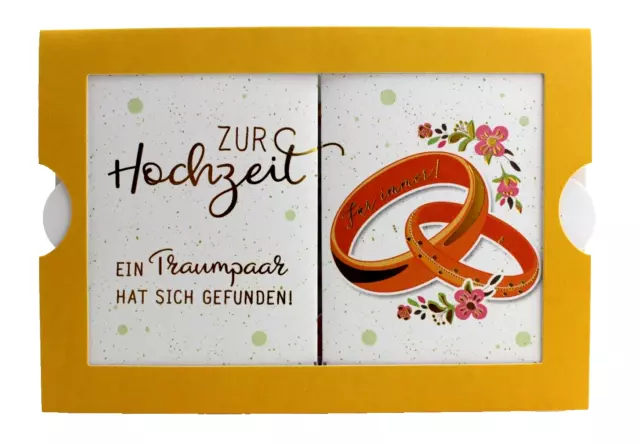 POP UP HOCHZEITSKARTE Spruch Ehe Karte Hochzeit Glückwunschkarte