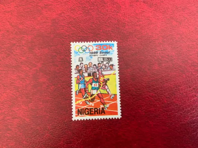 Nigeria 1988 Mnh Summer Olympic Games Seoul Running Marathon