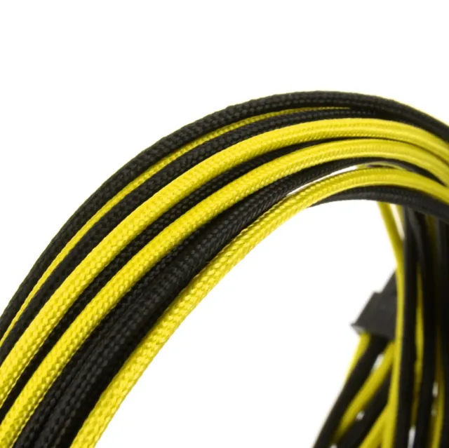 CableMod B-Series SP ModFlex™ Cable Kit - BLACK / YELLOW CM-BSX-FKIT-KKY-R 3