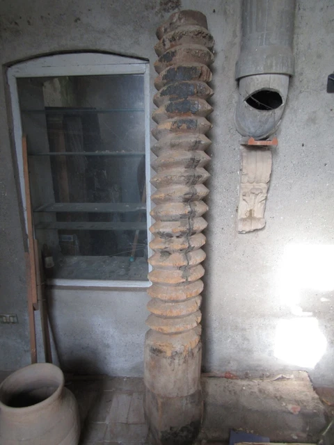 Antica Vite Siciliana In Legno Per Torchio Epoca 800