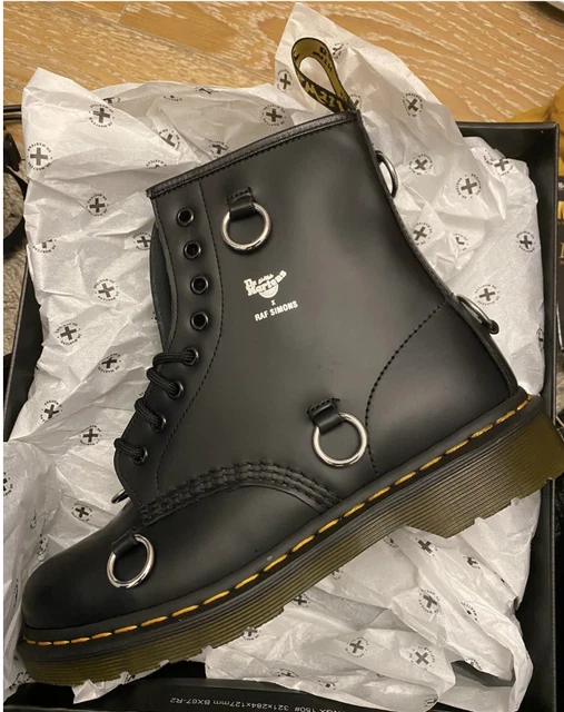 DR MARTENS X Raf Simons 1460 Boots Black Ring 60th Anniversary