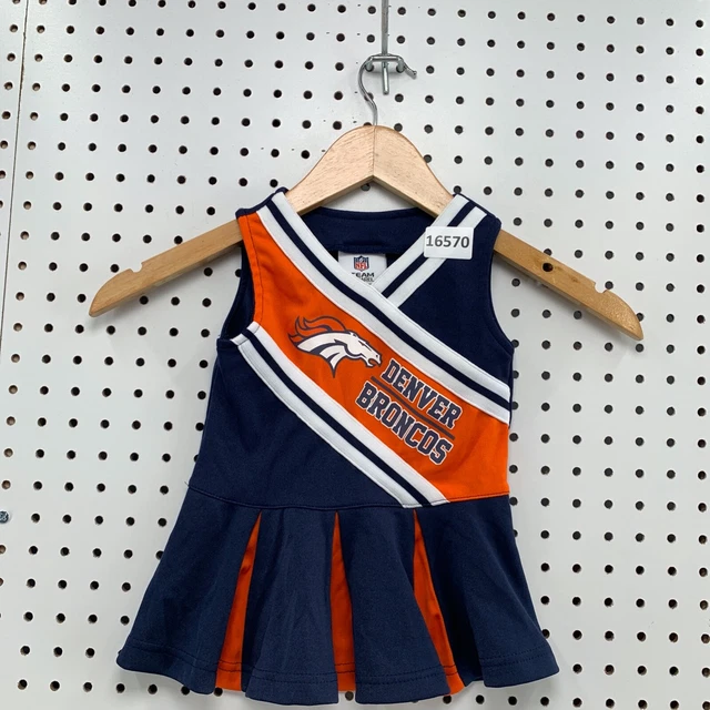 Denver Broncos Cheerleader Outfit Nfl Team Apparel Grils Size 12M