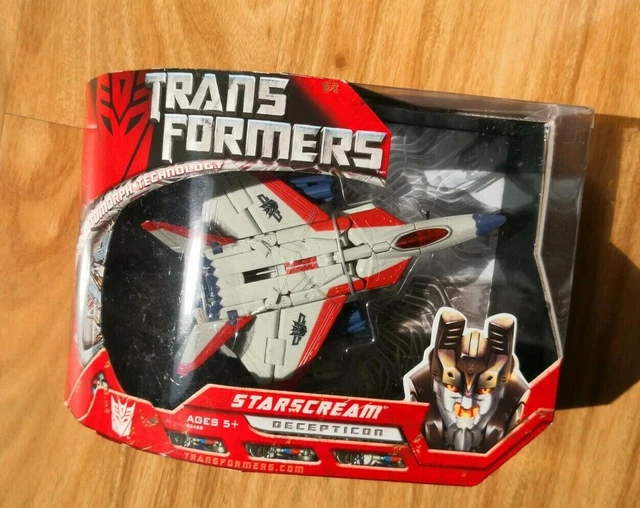 TRANSFORMERS MOVIE G1 Colour STARSCREAM action figure, F-22 Raptor ...