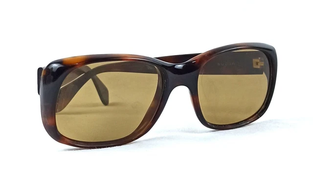 RARE SQUARE CLASSIC SUNGLASSES VINTAGE AMBER FRAME WEST GERMANY 60s ART DECO