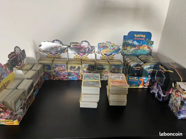 Lot 100 Cartes Pokémon Neuf sans doubles Fr Cadeau/Reverse/Rare/Hol o