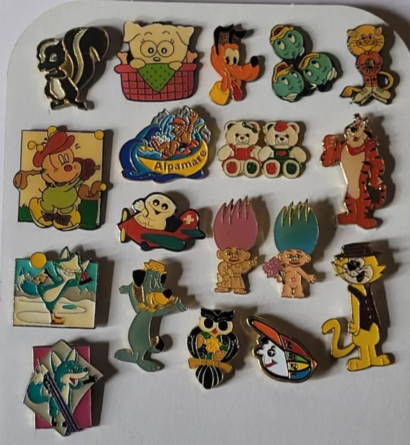 Pins Pin Bd Dessin Anime Comics Disney Collection 18 Pins Differents