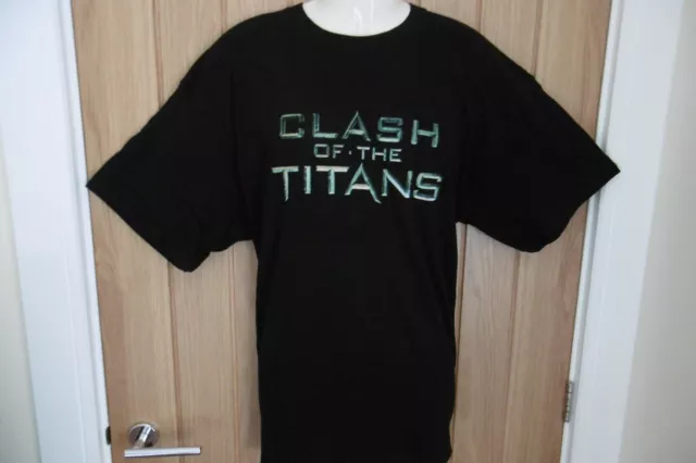 *New* Clash Of The Titans Promotional T Shirt Vue Cinemas Black Mens Xl 46"