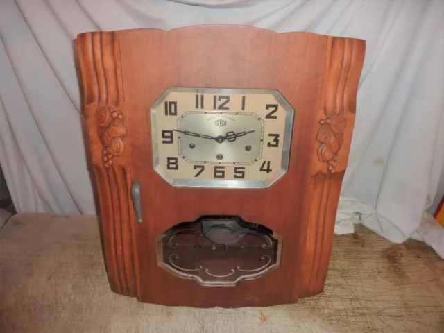 Carillon Odo Sonodo Westminstr 6 Tiges 10 Marteaux Pendule Horloge Hur Clock