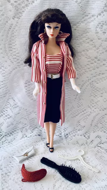 Barbie Doll brunette  #1  repro  &  Roman  Holiday  10  piece set