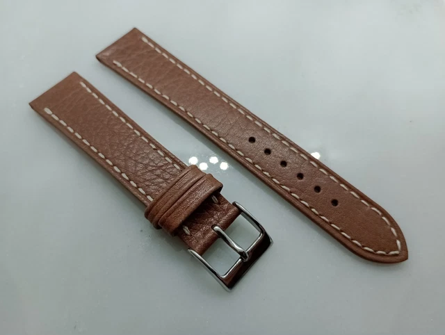 RIOS1931 Cinturino Per Orologio Vintage 'Sulla Baikal Rally' – Pelle Bovina Fatta A Mano In Germania, Robusto E Flessibile (18 Mm)