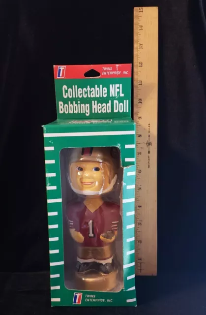 Vintage Ceramic NFL San Francisco 49ers Twins Enterprise Bobblehead Nodder Doll