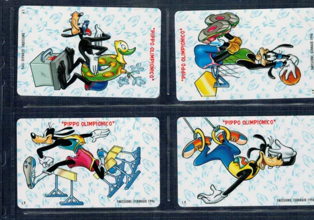 Gian - Serie Thematik Von 4 O-Karten „ Goofy Olympian " #2 Neu