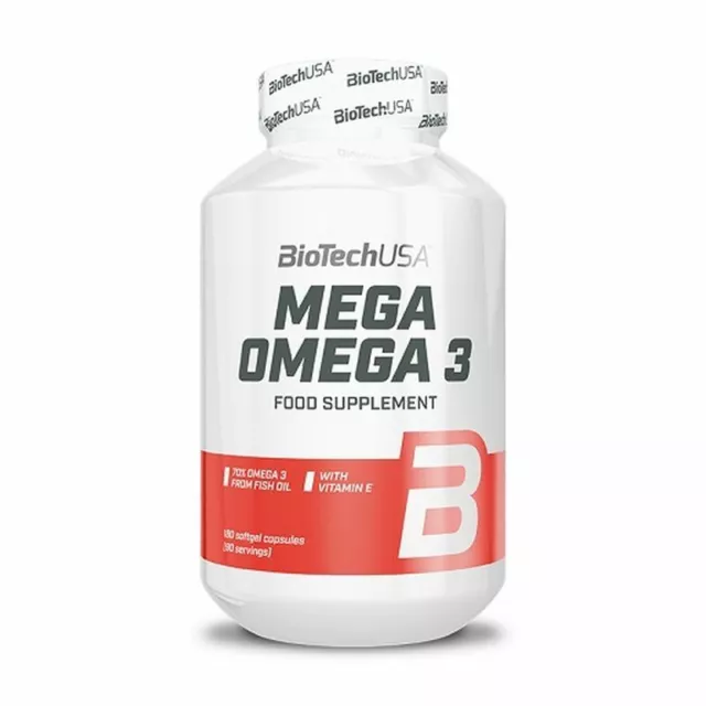 Mega Omega 3 - Biotech USA 180 Kapseln