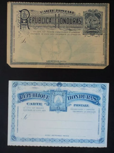 Honduras 2 x 3 centavos Carte Postale mint postal stationery