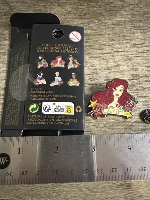 Disney Ariel Loungefly Princess Tattoo Enamel Pin The Little Mermaid