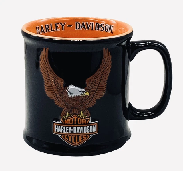Harley Davidson Motor Cycles Officially Licensed THE EAGLE SOARS 3D Embossed Mug