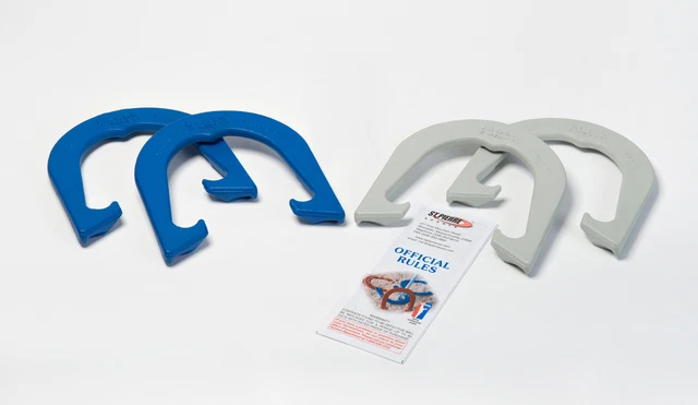 Eagle Tournament Horseshoe Set (4 horseshoes) by St.Pierre - Made in USA