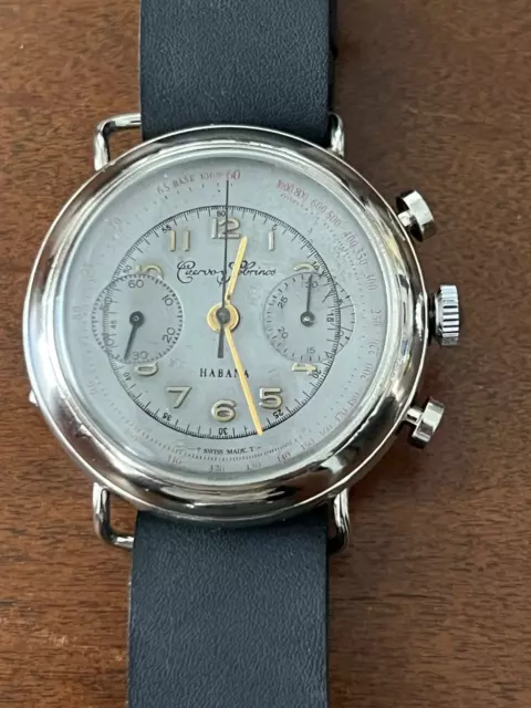 Vintage Cuervo Y Sobrinos Chronograph Landeron