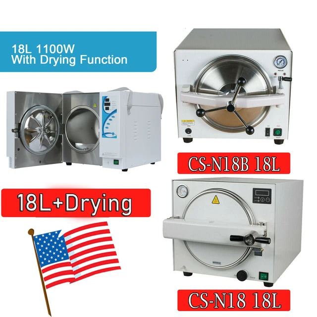 18L DENTAL LAB Autoclave Steam Sterilizer Sterilization Equipment