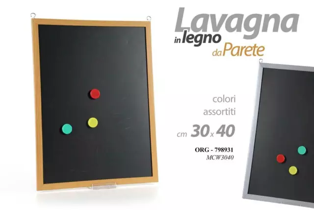 Lavagna Lavagnetta In Legno Da Parete Menu' Ristorante Bar 30*40 Cm Org-798931