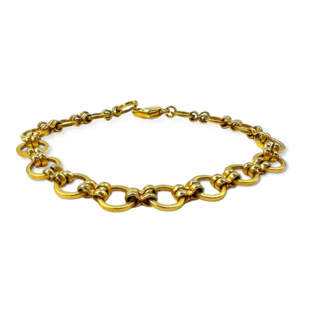 Christian Dior Germany MADE VINTAGE Circle Bracelet Gold GERMANY engraved